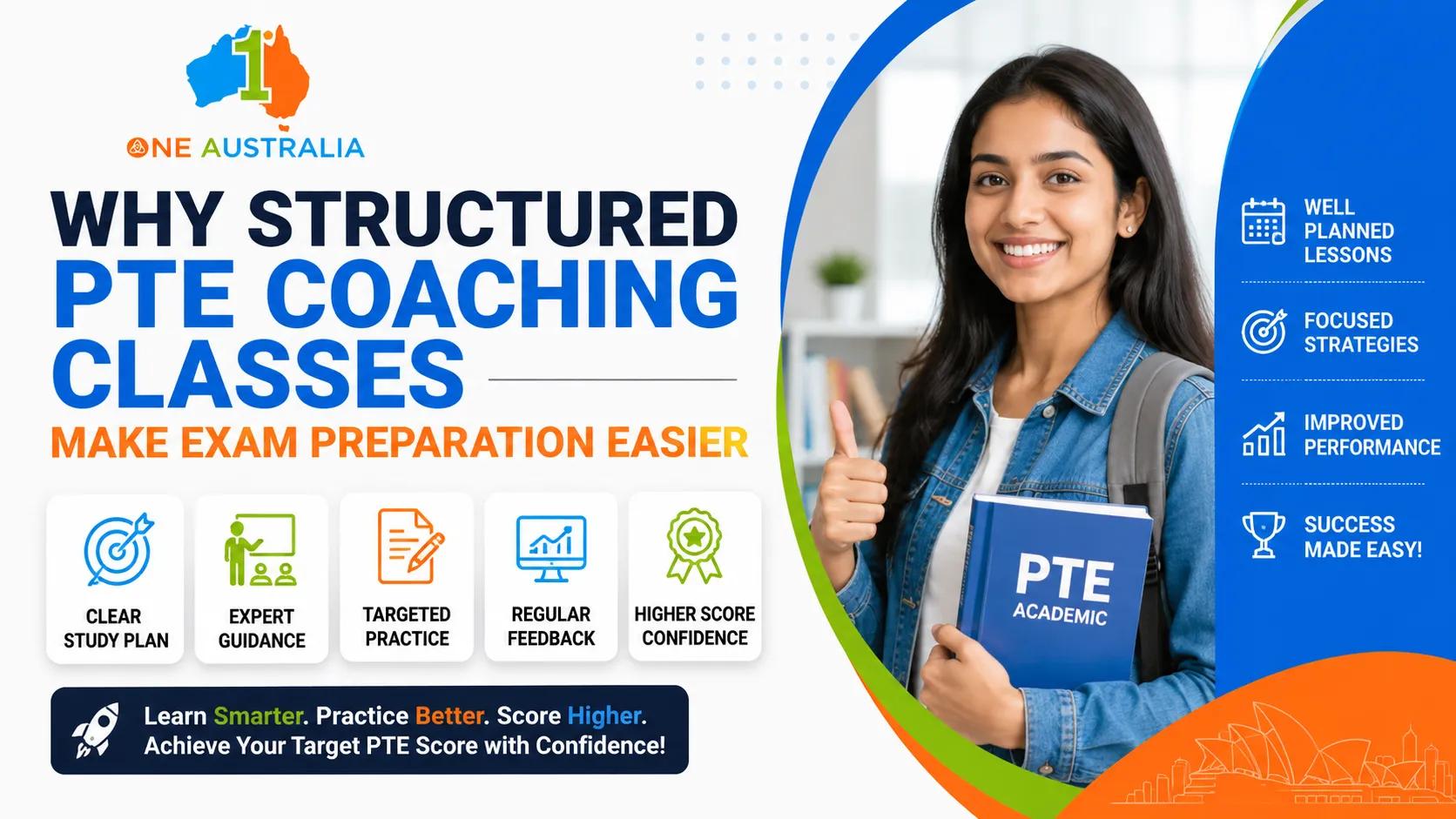 Why Structured PTE Coaching Classes Make